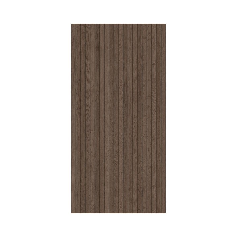Arden XL Lined Coco Dark Brown Wood Effect 120x60cm Ceramic Wall Tile TilesDecor