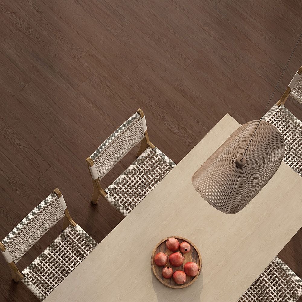 Arden XL Wood Effect Coco Dark Brown 120x20cm Porcelain Wall and Floor Tile TilesDecor