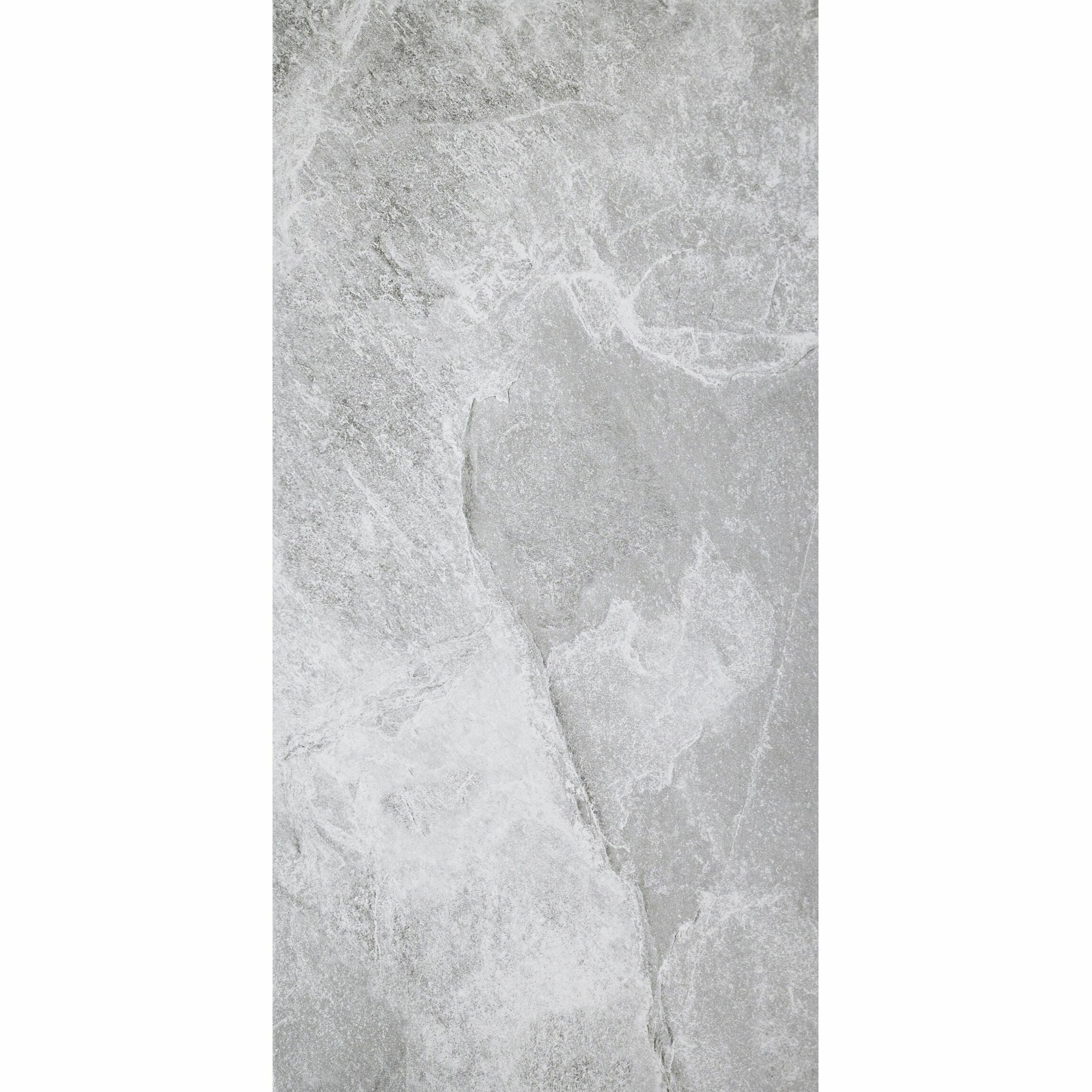 Ark Slate Cloud Grey Stone Effect 30x60cm Porcelain Wall and Floor Tile TilesDecor