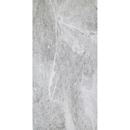 Ark Slate Cloud Grey Stone Effect 30x60cm Porcelain Wall and Floor Tile TilesDecor