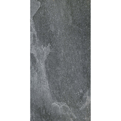 Ark Slate Deep Gris Grey Stone Effect 30x60cm Porcelain Wall and Floor Tile TilesDecor