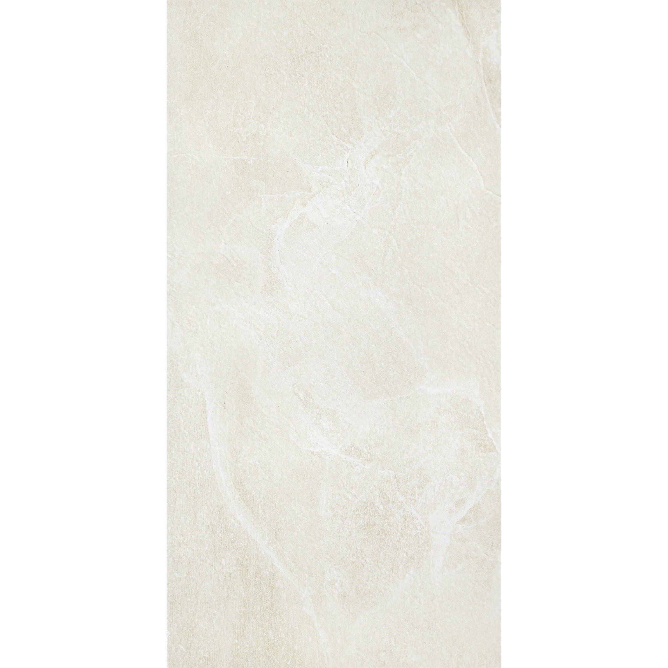 Ark Slate Ivory Honeycomb Stone Effect 30x60cm Porcelain Wall and Floor Tile TilesDecor