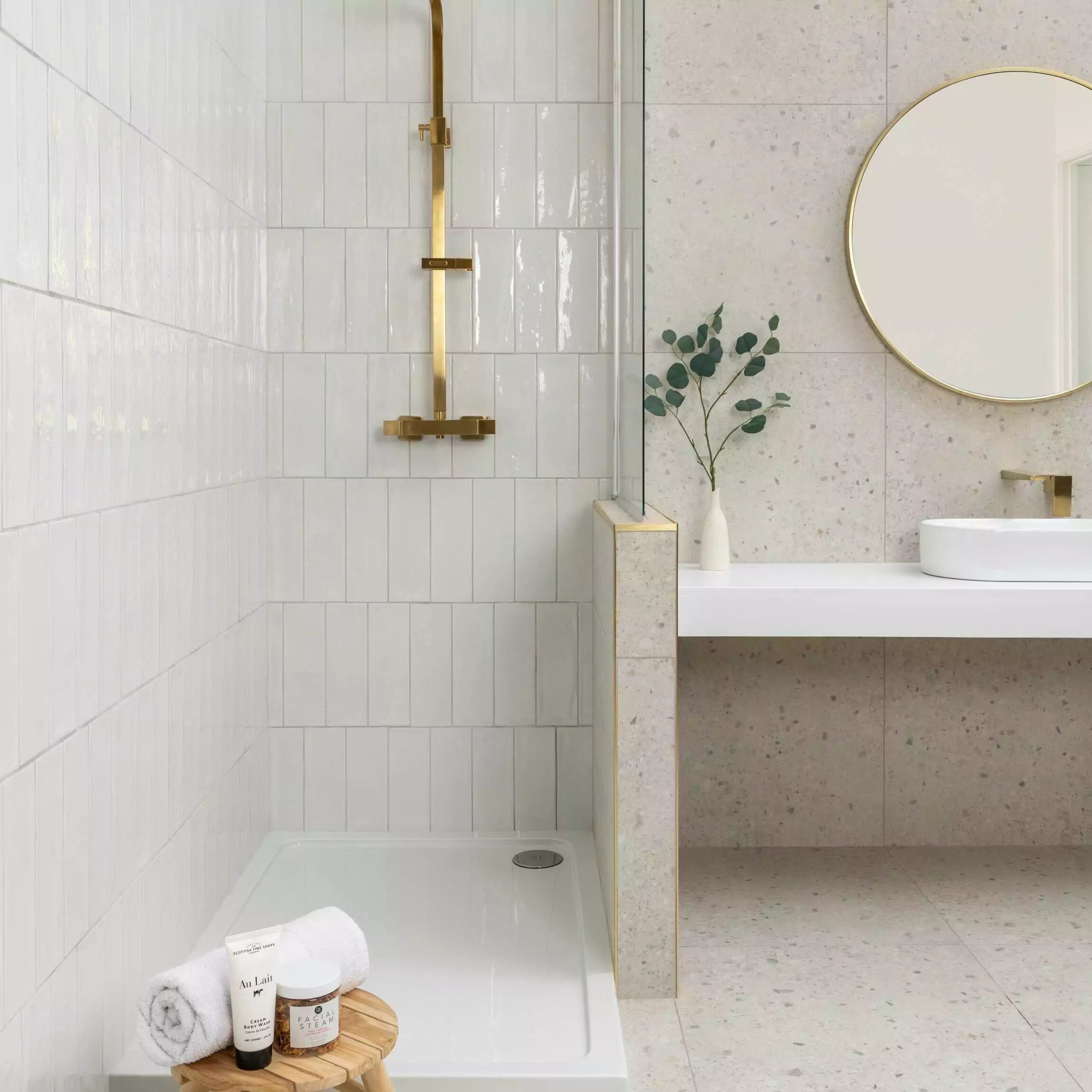 Artisan White Metro Subway Ceramic Wall 100x300mm Tile TilesDecor