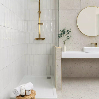 Artisan White Metro Subway Ceramic Wall 100x300mm Tile TilesDecor