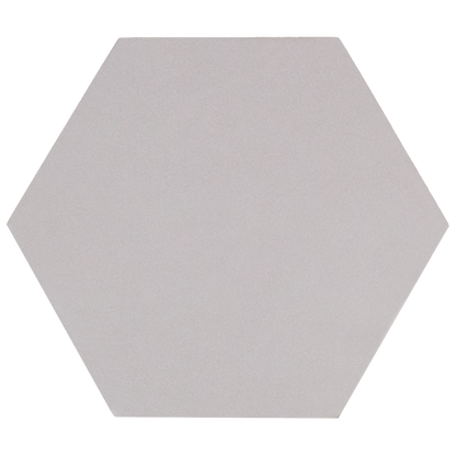 Avatar Matt Cloud Grey Hexagon Porcelain Wall and Floor Tile TilesDecor