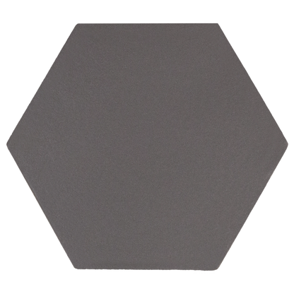 Avatar Matt Deep Black Hexagon Porcelain Wall and Floor Tile TilesDecor