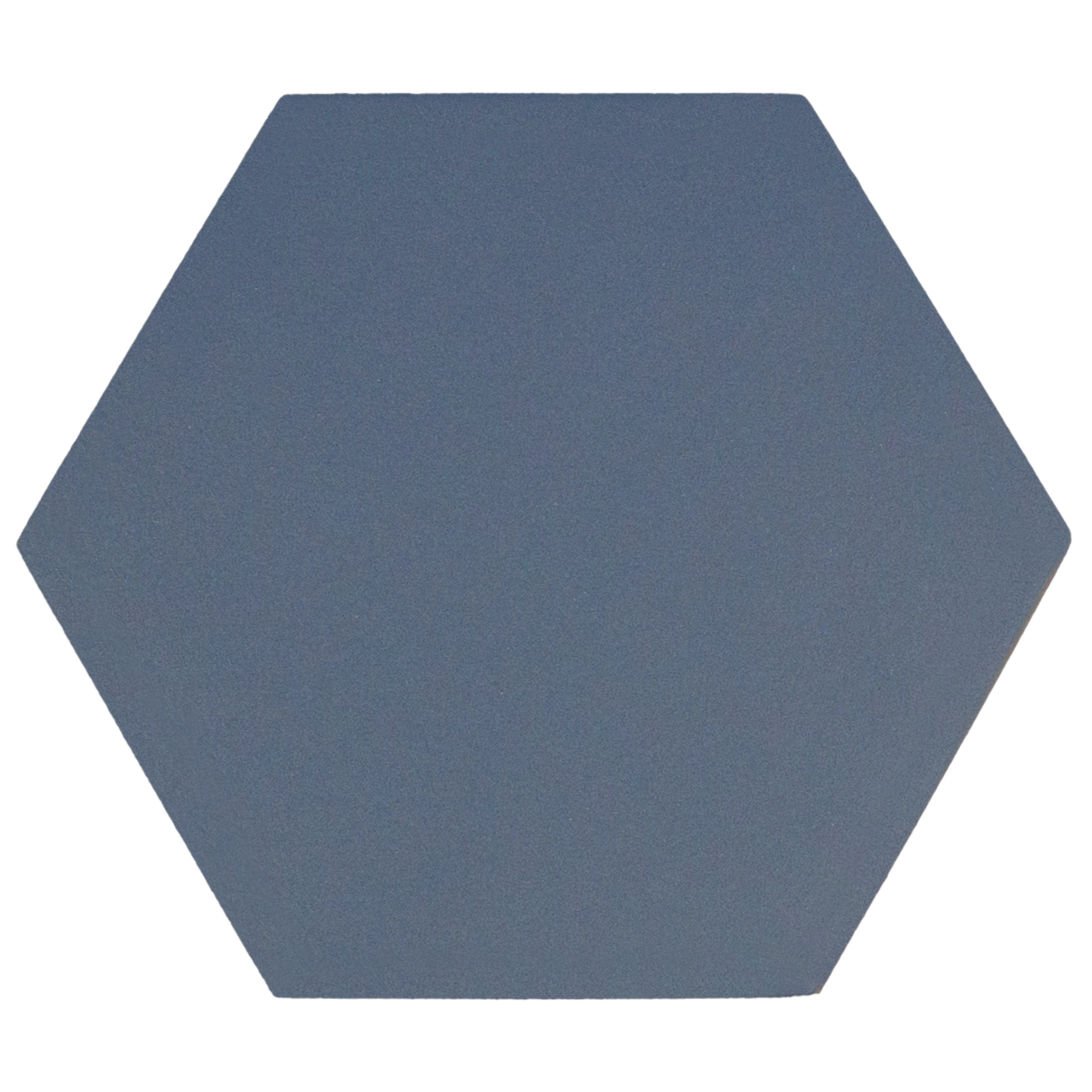 Avatar Matt Navy Blue Hexagon Porcelain Wall and Floor Tile TilesDecor