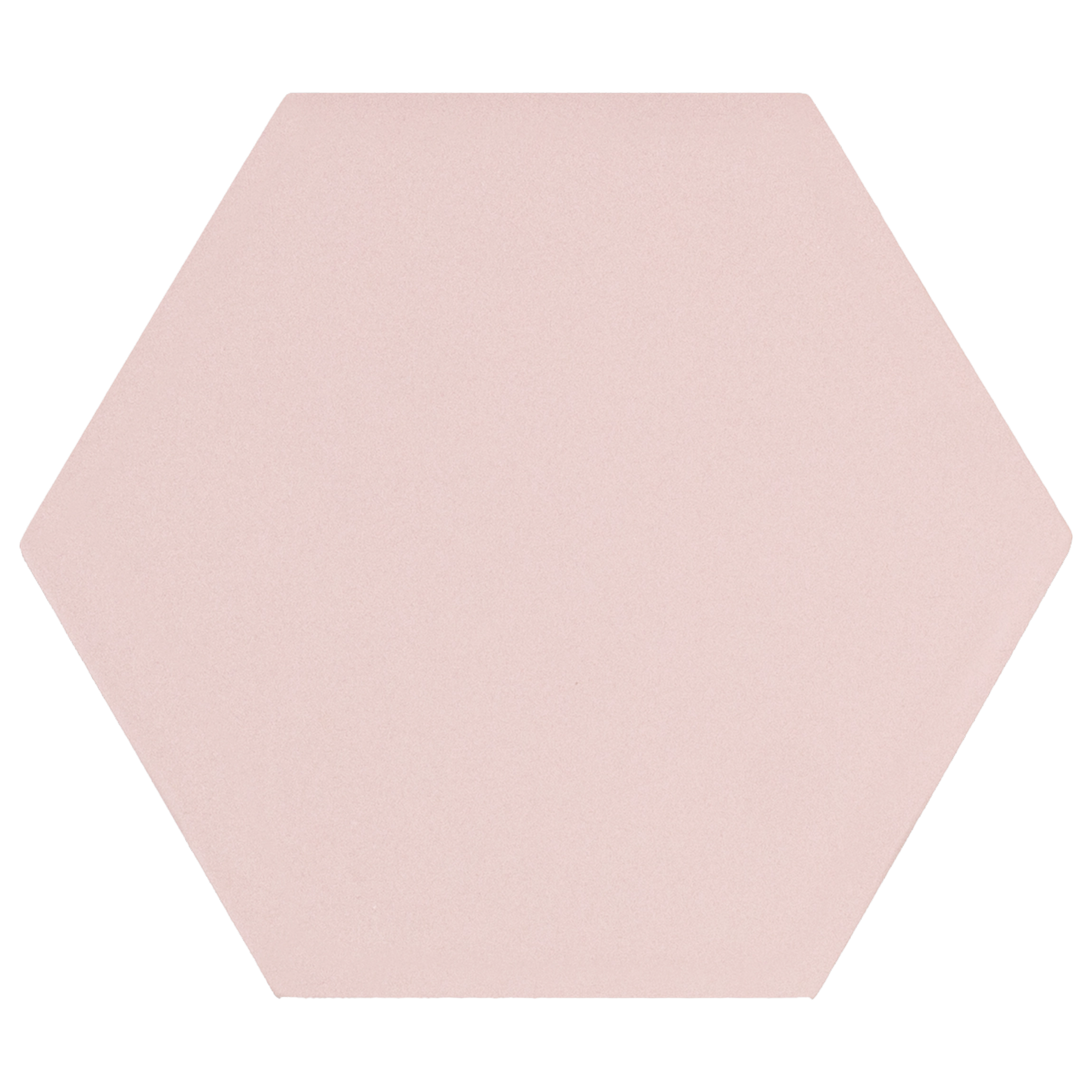 Avatar Matt Rose Pink Hexagon Porcelain Wall and Floor Tile TilesDecor