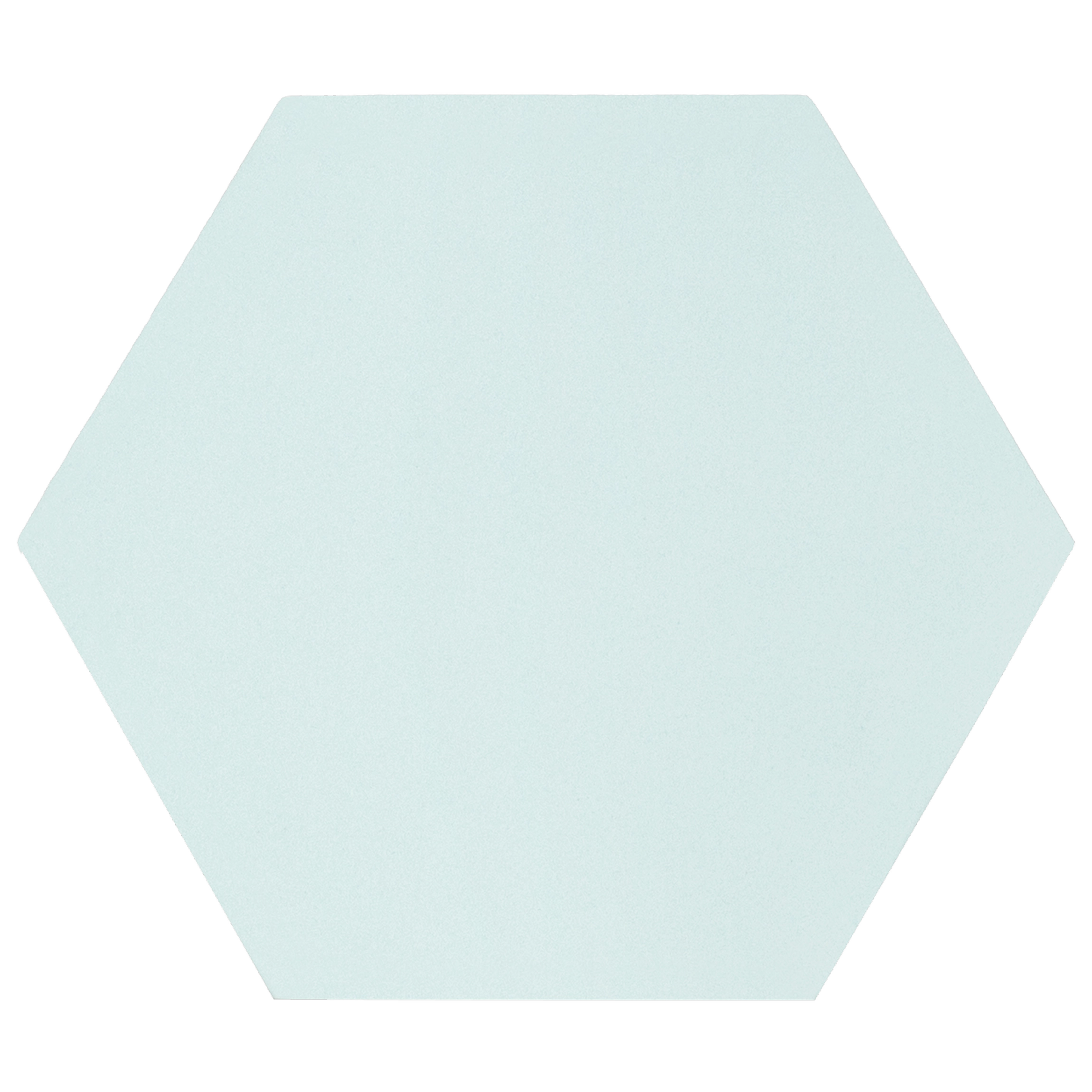 Avatar Matt Teal Blue Hexagon Porcelain Wall and Floor Tile TilesDecor