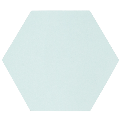 Avatar Matt Teal Blue Hexagon Porcelain Wall and Floor Tile TilesDecor