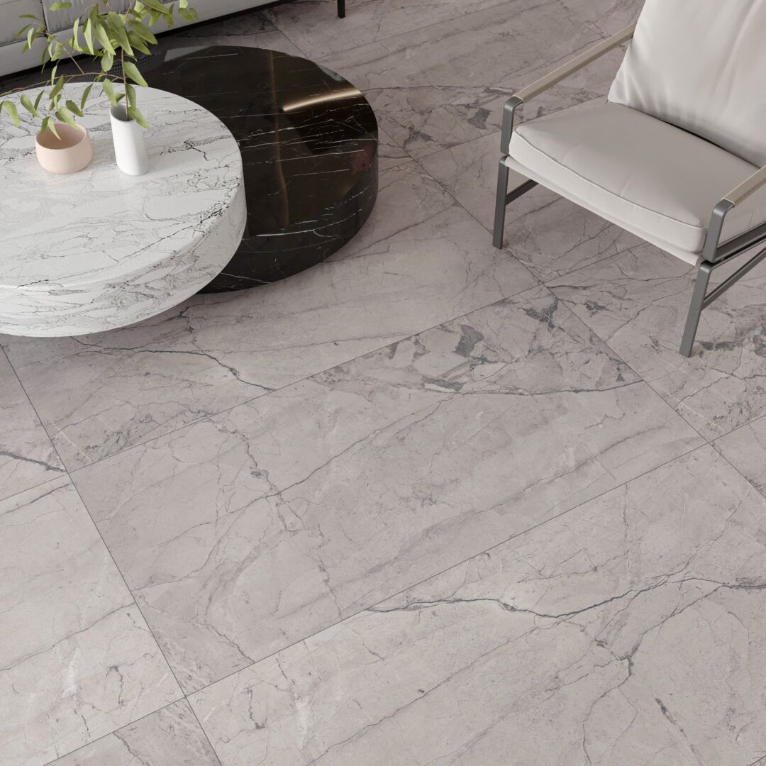 Avellino Carving Grey Matt Porcelain Tiles