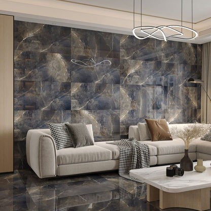 Besate Black Gloss Porcelain Tile