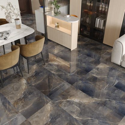 Black Gloss Porcelain Tile