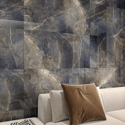 Besate Black Gloss Porcelain Tile TilesDecor