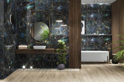 Blue Magic Porcelain Glass Wall Tile TilesDecor