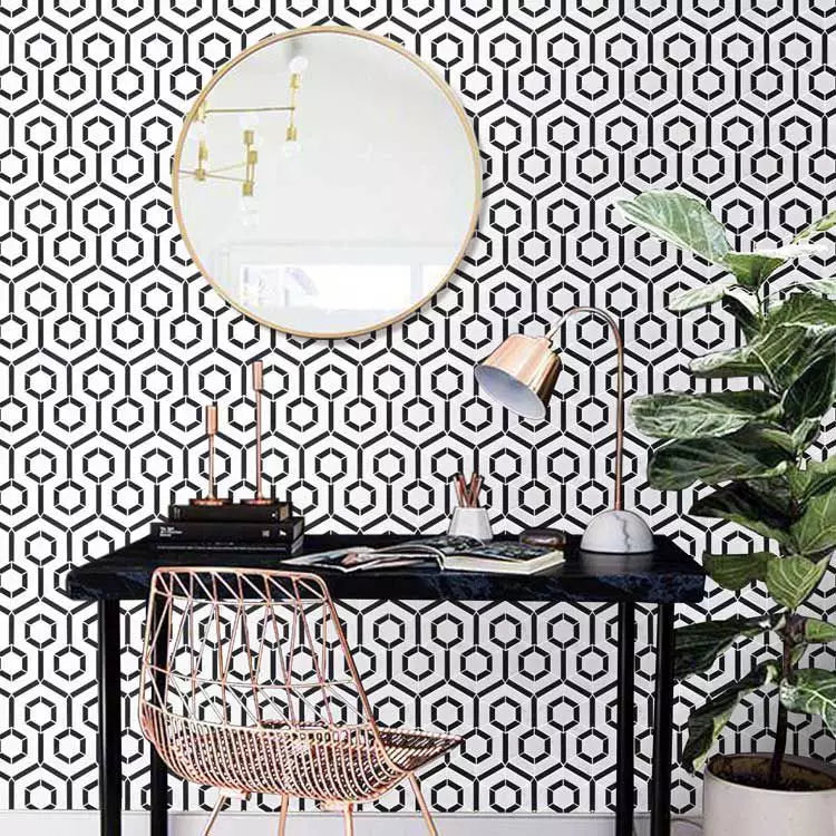 Bordou White and Black Authentic Marble Wall and Floor Mosaic Tile TilesDecor