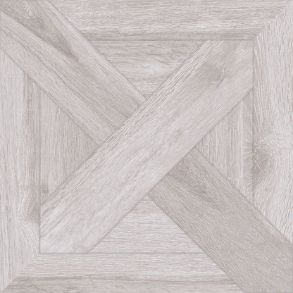 Chance Parquet Ash Grey Wood Effect 600x600mm Floor Tile TilesDecor