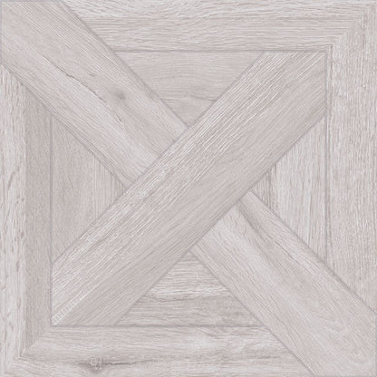 Chance Parquet Ash Grey Wood Effect 600x600mm Floor Tile TilesDecor
