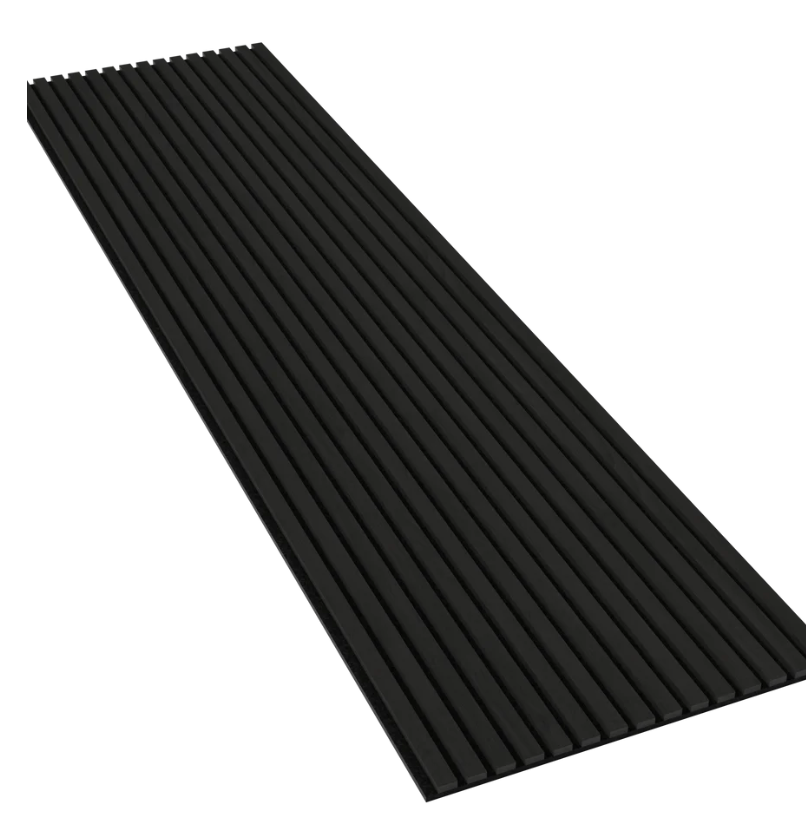 Charcoal Dark Black Acoustic Wall Panel Sound Proof Interior Design