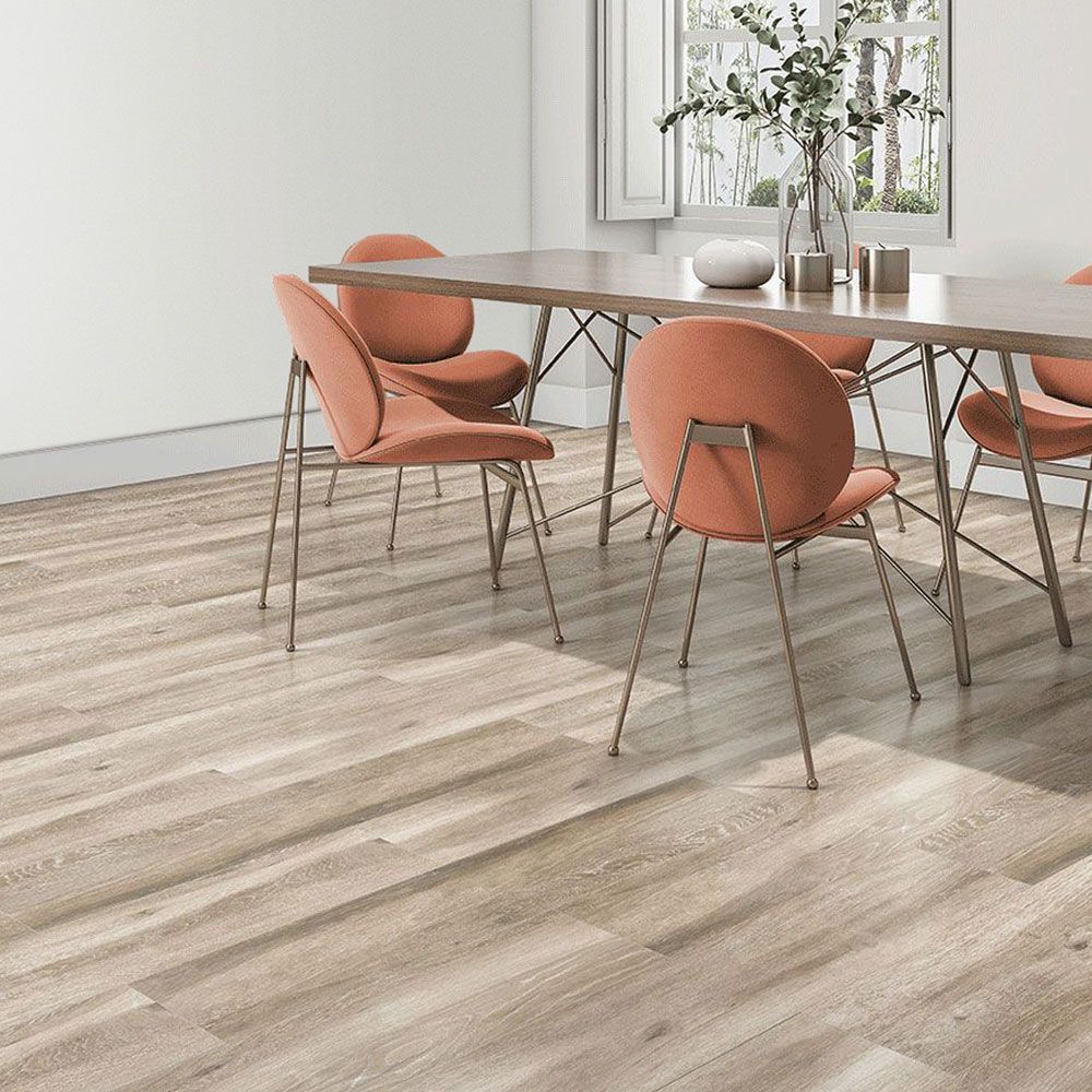 Choo Ash Beige Oak Porcelain Wood Effect 15x58cm Wall and Floor Tile TilesDecor