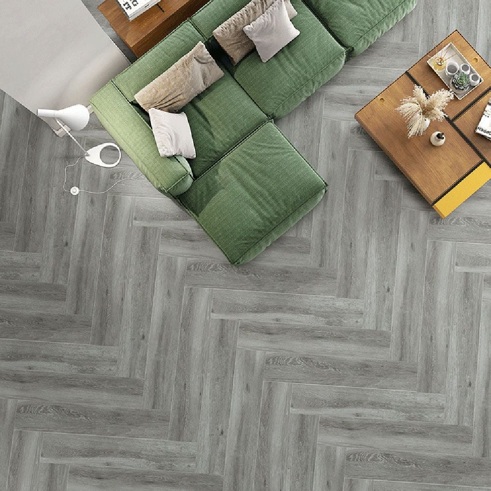 Choo Ash Grey Porcelain Wood Effect 15x58cm Wall and Floor Tile TilesDecor