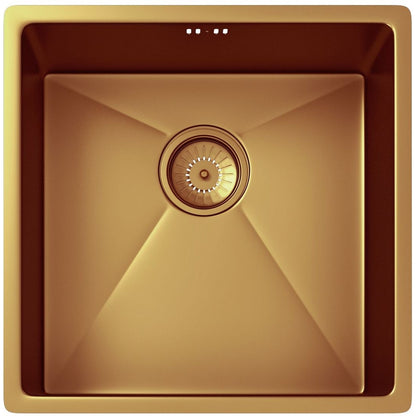 Ellsi Elite Inset Brushed Copper Effect Stainless Steel Sink, Pdt-000027 Ellsi