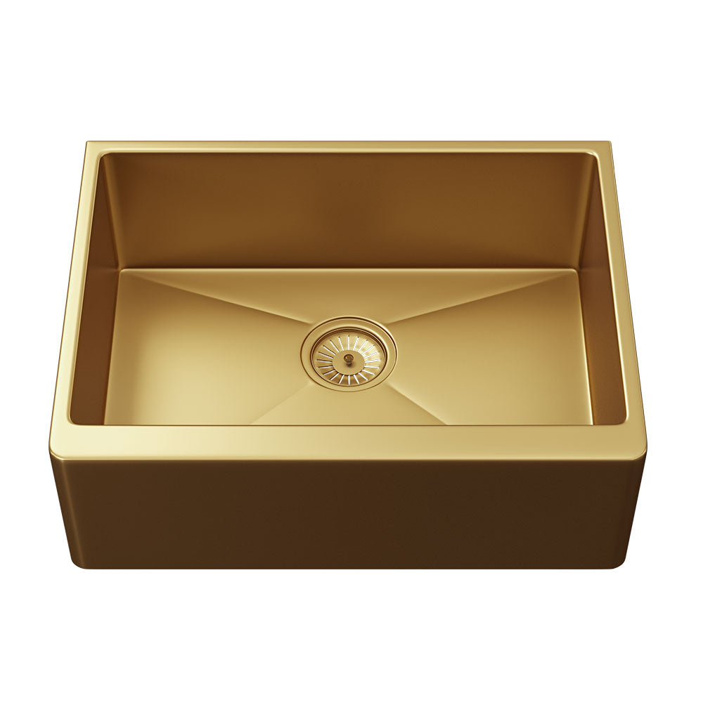 Ellsi Excel Belfast Style Brushed Gold Effect Stainless Steel Sink, PDT-000024 Ellsi