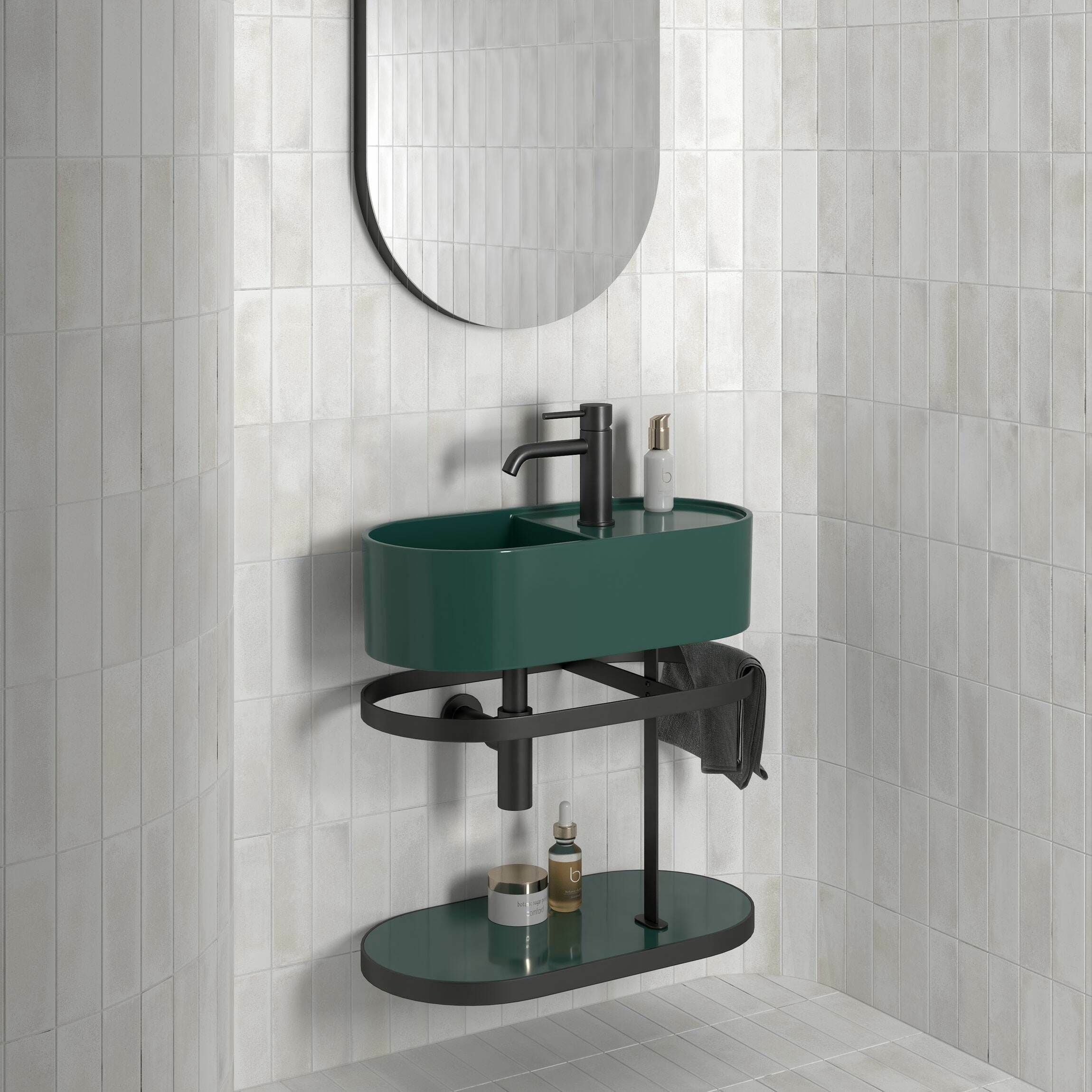 Enrichio Cloud White Stone Effect 18x6cm Wall and Floor Tile TilesDecor