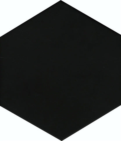 Galaxy Hexagon Solar Black Porcelain 201x201mm Wall and Floor Tile TilesDecor