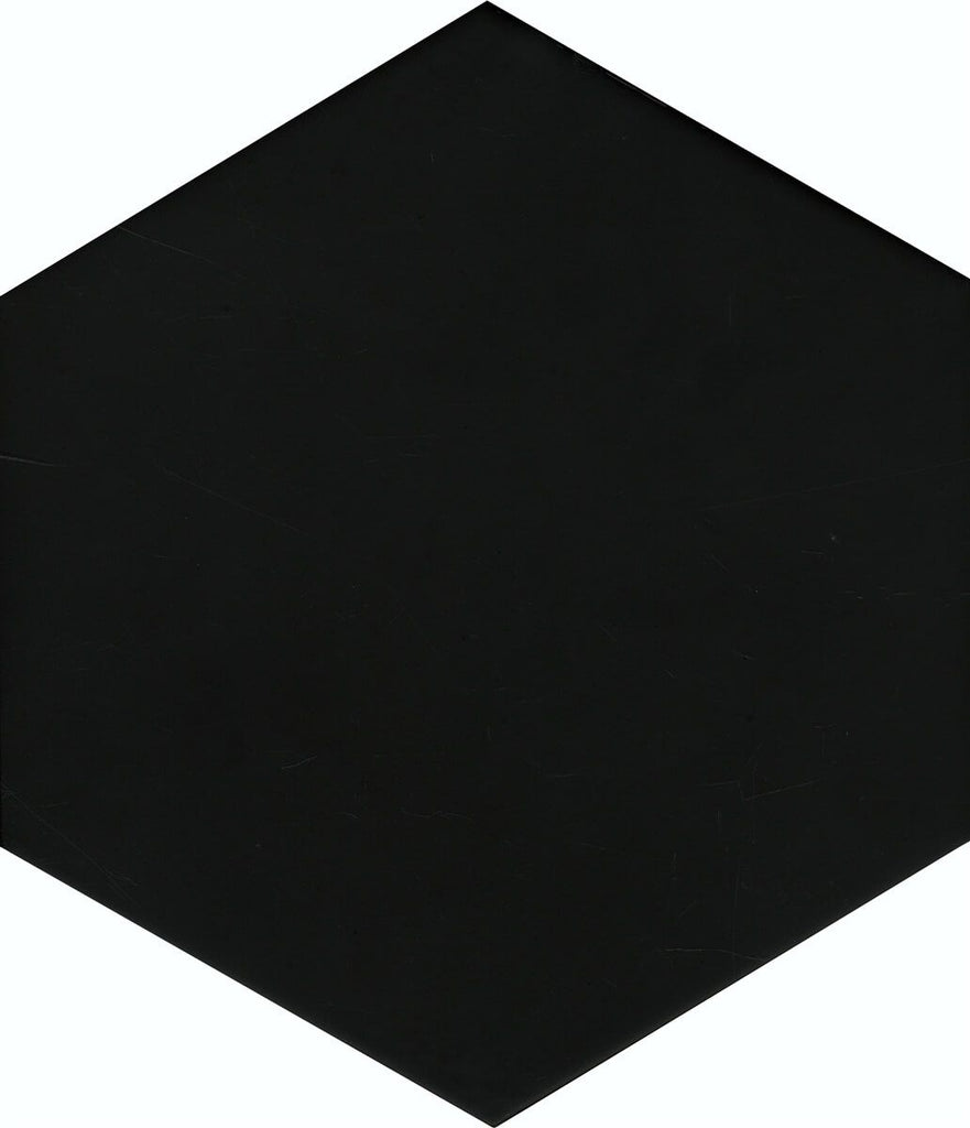Galaxy Hexagon Solar Black Porcelain 201x201mm Wall and Floor Tile TilesDecor