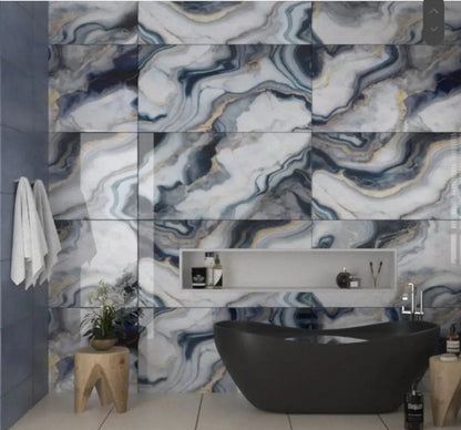 Gloucester White Porcelain Glass Wall Tile TilesDecor