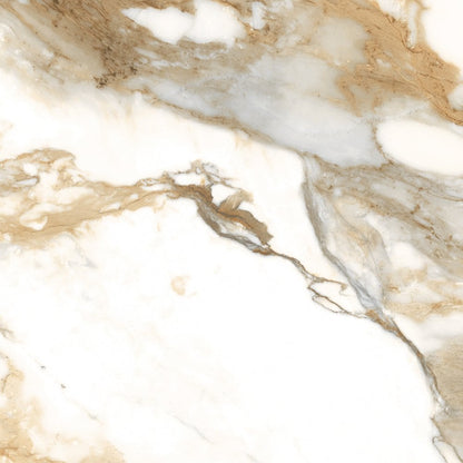 Hampton Gold Rectified Marble Effect tile 