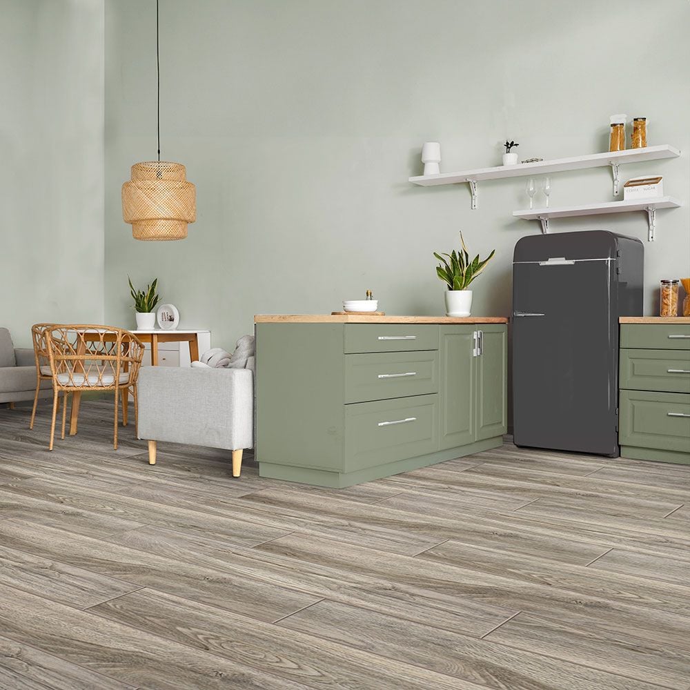 Herare XL Wood Effect Ice Grey 120x20cm Floor Tile TilesDecor