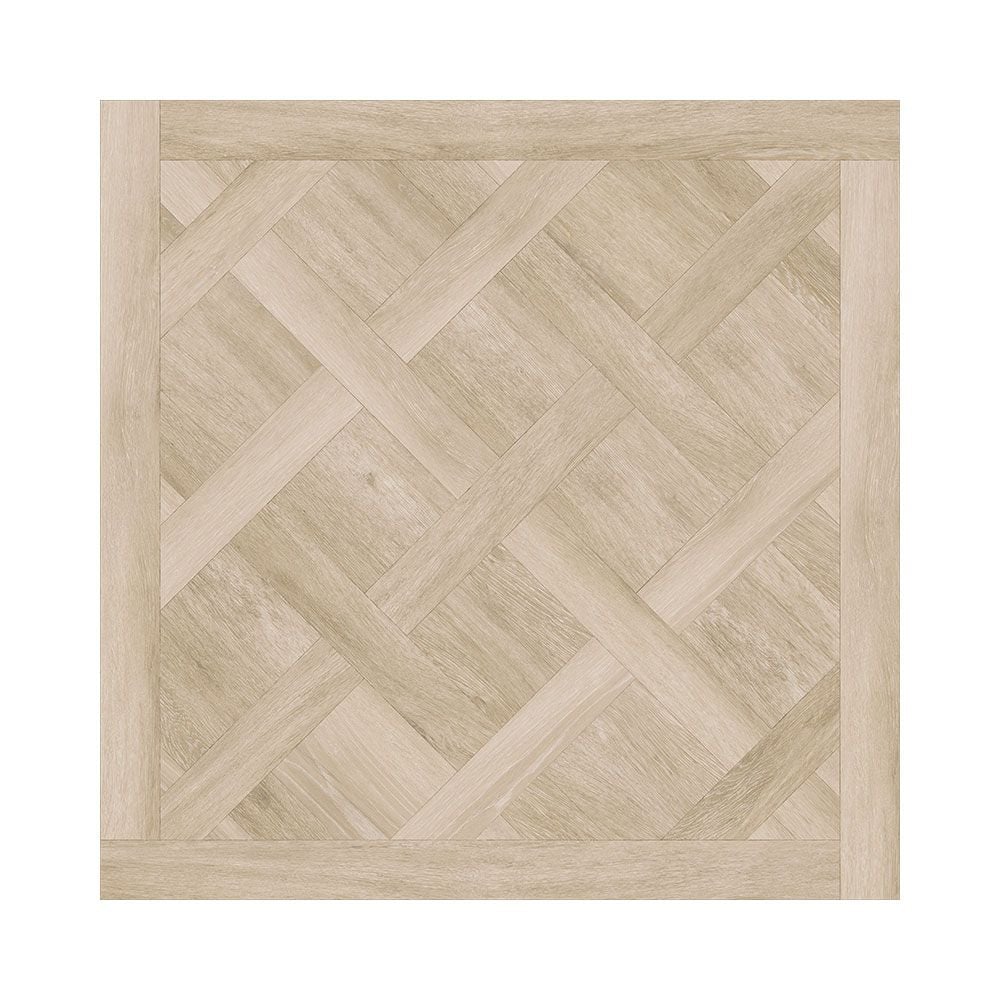 Homer Parquet Blonde Oak 600x600mm Wood Effect Floor Tile TilesDecor