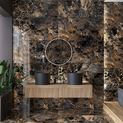 Lucca Gold Gloss Porcelain Tile TilesDecor