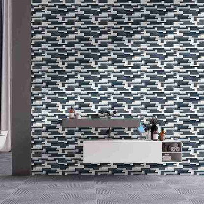 Milos Black & White Porcelain Cladding Tile TilesDecor
