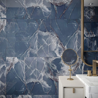 Onyx Blue Gloss Porcelain Tile