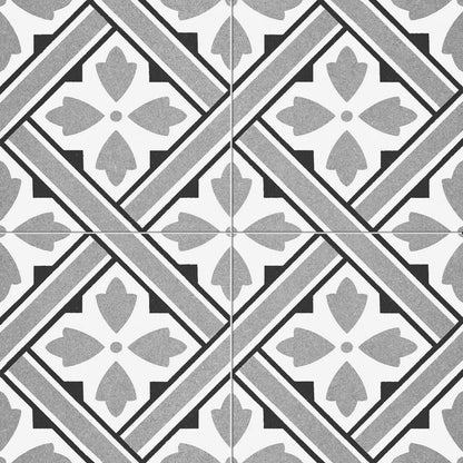 Mr Jones Grey 450x450mm Wall and Floor Porcelain Tile TilesDecor