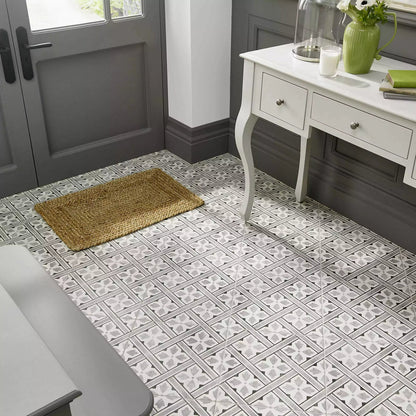 Mr Jones Grey 450x450mm Wall and Floor Porcelain Tile TilesDecor