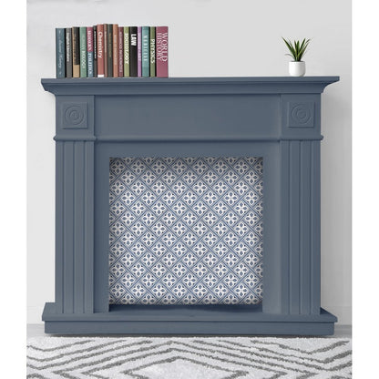 Mr Jones Midnight Dark Blue Wall and Floor Porcelain 33x33cm Pattern Tile TilesDecor