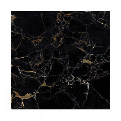 Nero Marquina Mystic Polished Black and Gold Marble Effect 600x600mm Wall and Floor Tile TilesDecor