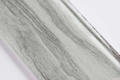 Oasis Wave Grey Wood Effect Glass Metro 75x150mm Wall Tile TilesDecor