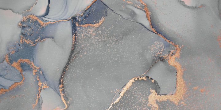 Pandemonium Rose Gold Glass Porcelain Wall Tile TilesDecor