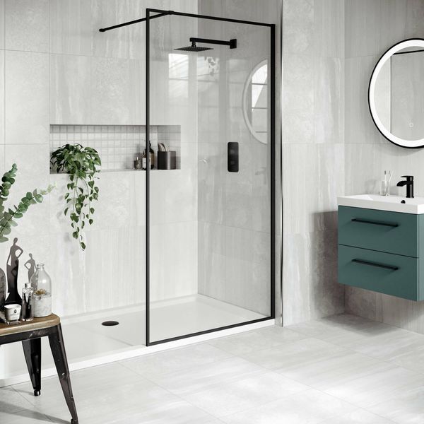 Spaces Ice Grey Porcelain Stone Effect 300x600mm Wall and Floor Tile TilesDecor