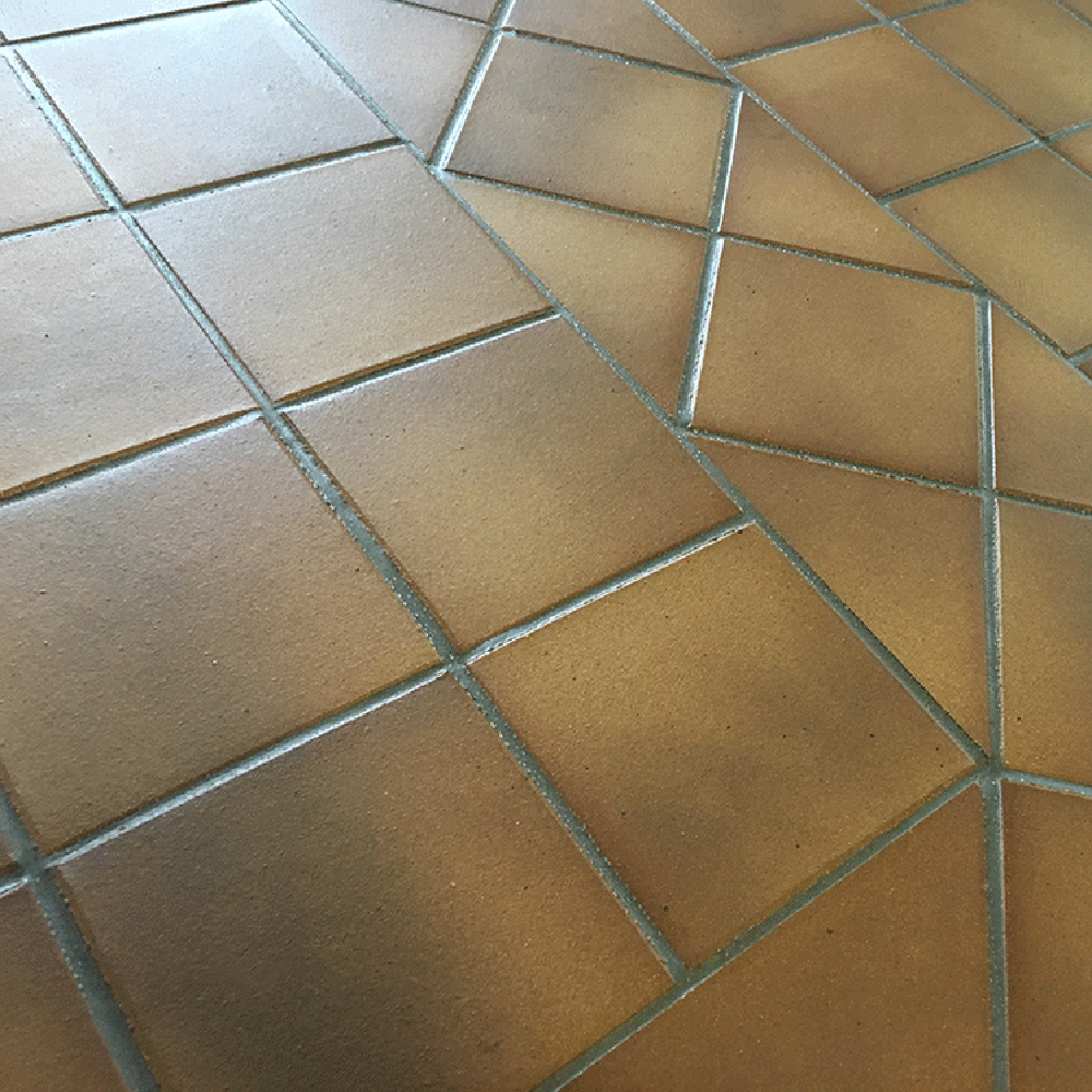 Terracotta Burnt Brown 150x150mm Ceramic Corner Quarry Tile TilesDecor