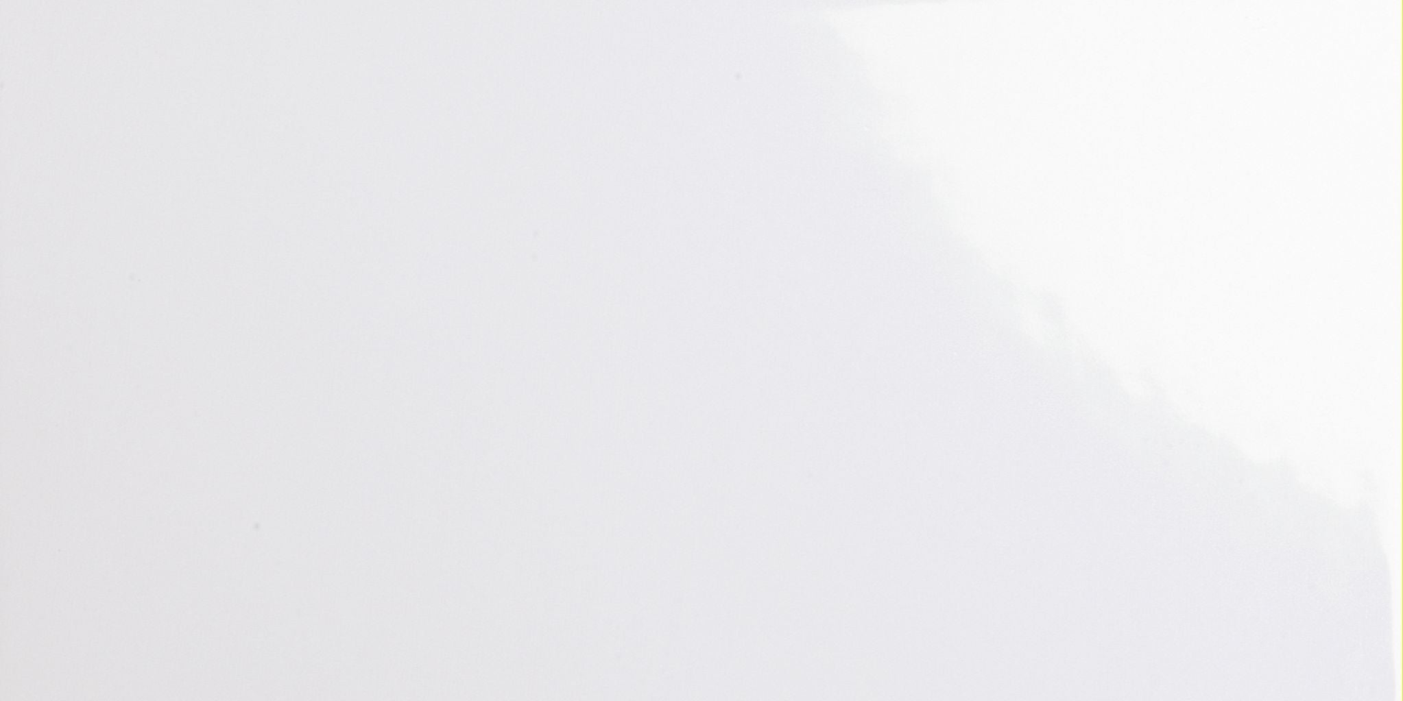 White Gloss Flat Metro Ceramic Wall 100x200mm Tile TilesDecor