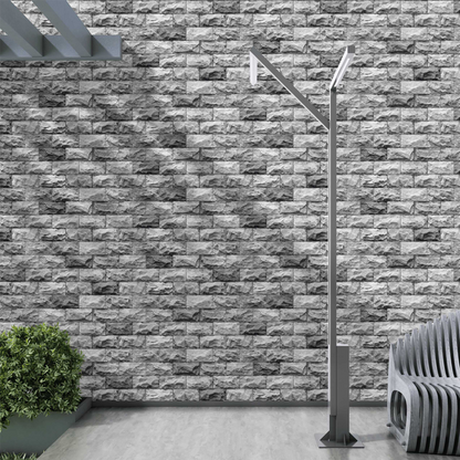 York Stone Light Grey Porcelain Cladding Tile TilesDecor