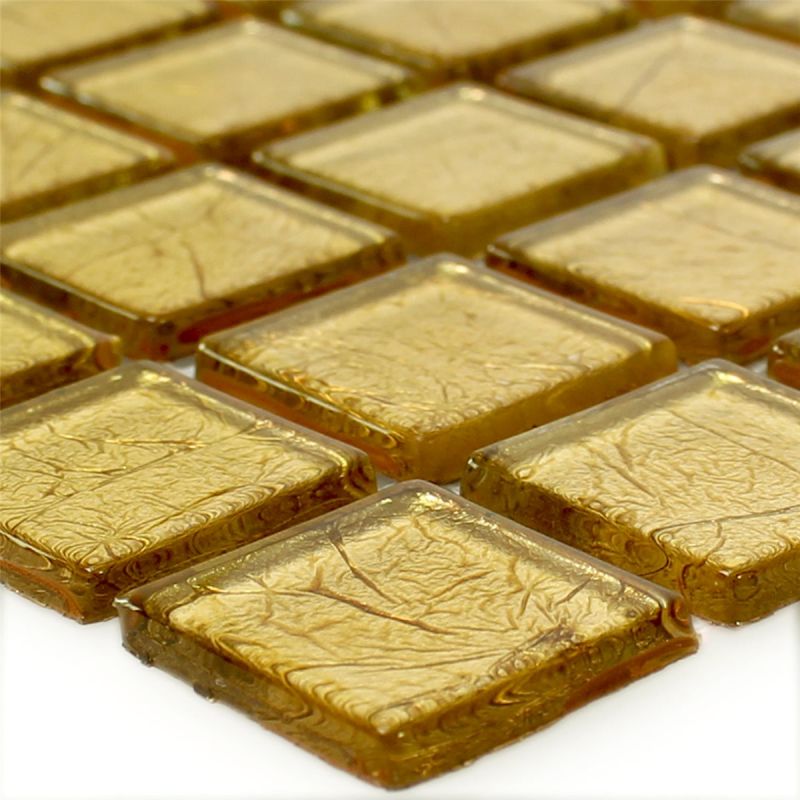 Gold Enchantment Glass Mosaic Tile Mosafil DS33378 Axel CM4GO10