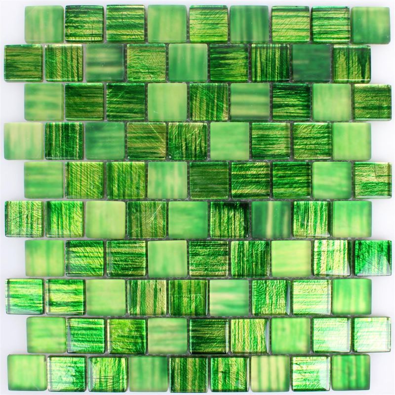 Glass Mosaic Lanzarote Green Mosafil TM33646 Axel XCM CF83