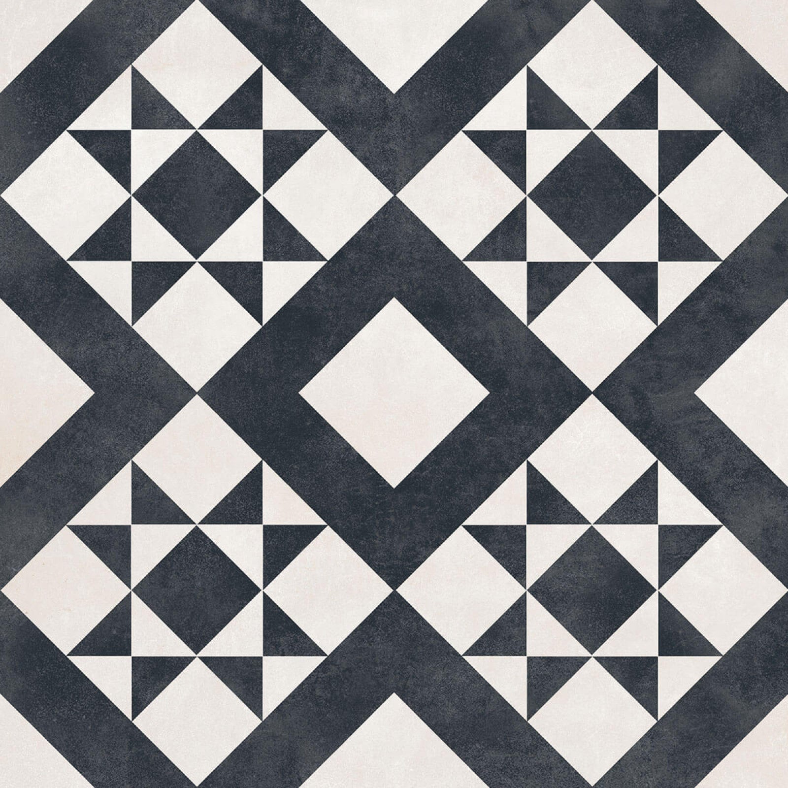 Retro Black Feature Floor Tile BCT53606 TilesDecor